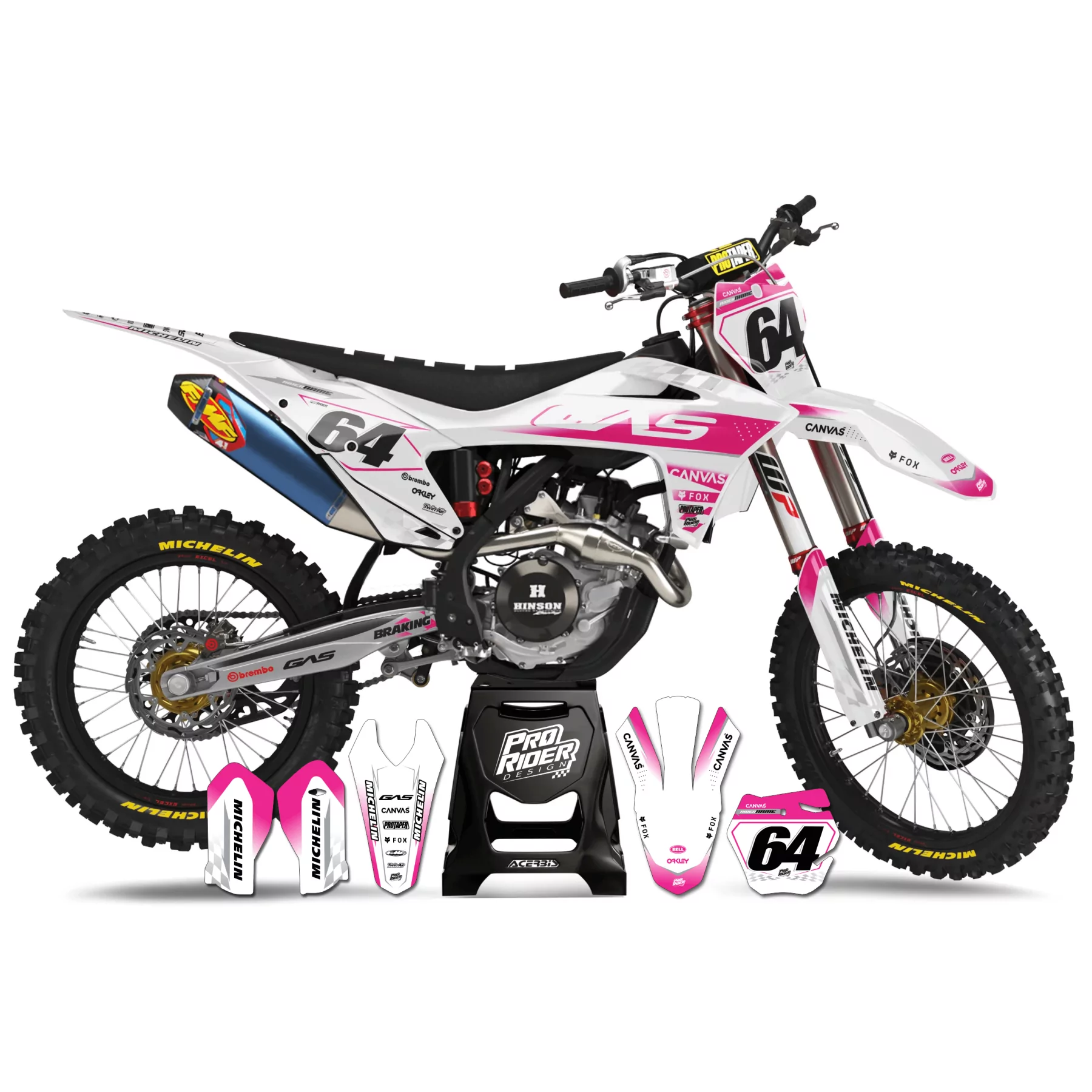 Dekor Motorrad Dekor GASGAS VINA