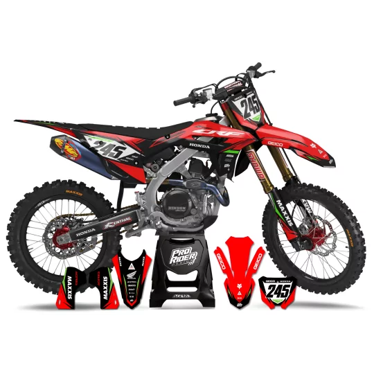 Kit adesivos moto Kit adesivos Motocross perso HONDA PROF_ADAPT