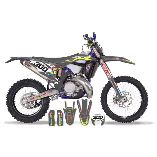 Stickerset moto Stickerset perso ENDURO SHERCO FACTORY RACING V4