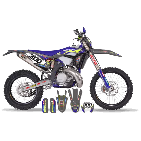 Kit adesivos moto Kit adesivos perso ENDURO SHERCO FACTORY RACING V5