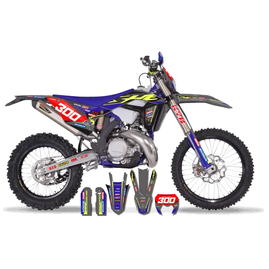 Kit adesivos moto Kit adesivos perso ENDURO SHERCO FACTORY RACING V6