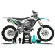 Kit adhesivos moto KIT ADHESIVOS MOTOCROSS KAWASAKI TEAL ONE