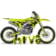 Dekor Moto Dekor Motocross YAMAHA CARTOON MANGA BRUSH NEON/BLACK