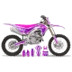 Dekor Moto DEKOR MOTOCROSS KAWASAKI CARTOON MANGA BRUSH WHITE/PINK/PURPLE
