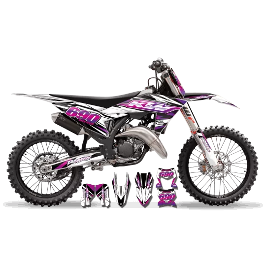 Kit adesivos moto Kit adesivos Motocross KTM perso - STELLAR