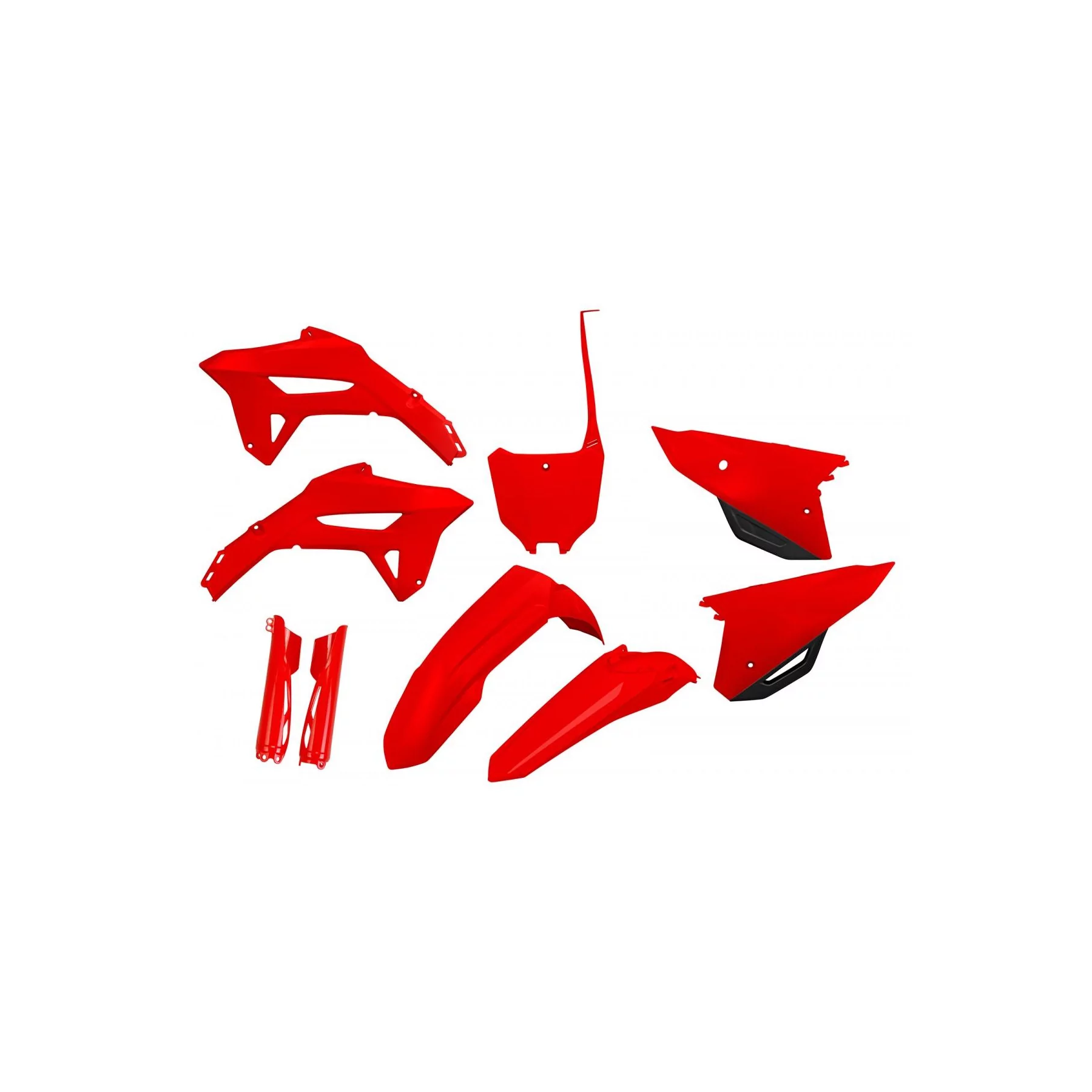 Kit adesivos moto Honda CRF 250 450 - CRF 250R 2022-2024 - CRF 450R 2021-2024 - vermelho origem