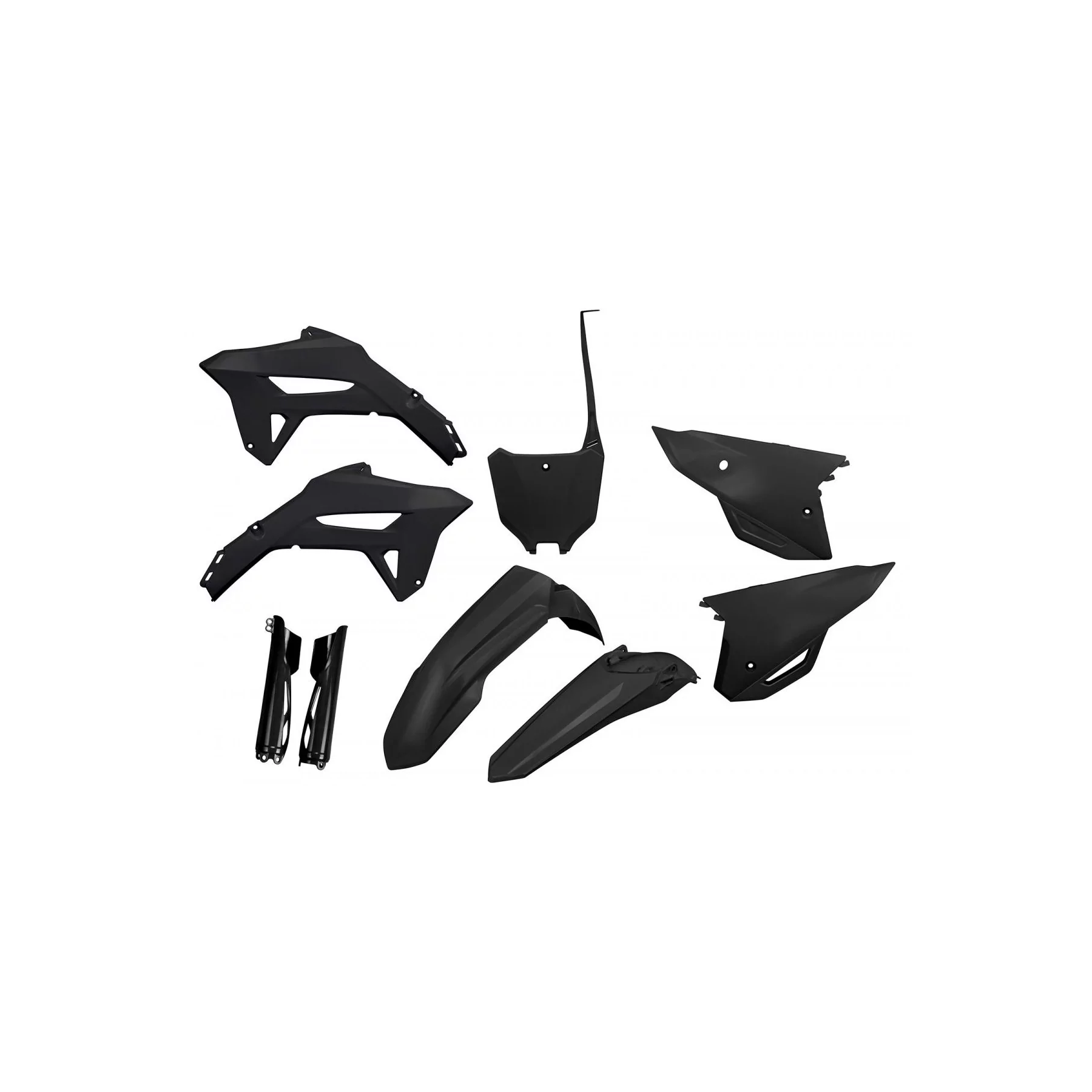 Kit adhesivos moto KIT PLASTIQUE Honda CRF 250 450 - CRF 250R 2022-2024 - CRF 450R 2021-2024 - NEGRO