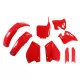 Motorrad-Dekor KIT PLASTIQUE Honda CR 125 250 - CR 125 1995-1997 - CR 250 1995-1996 - ROT