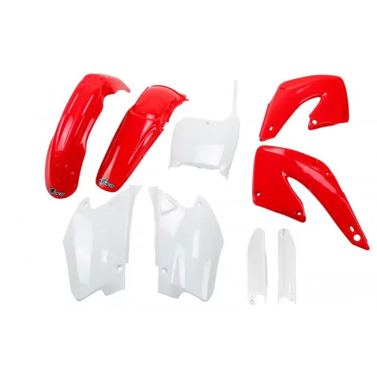 Stickerset moto PLASTIC KIT Honda CR 125 250 2000-2001 - ROOD en WIT ORIGINEEL