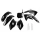 Motorrad-Dekor KIT PLASTIQUE Honda CRF 150R 2007-2024 - SCHWARZ und WEISS