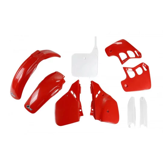 Kit adesivos moto KIT PLÁSTICO Honda CR 250 1988-1989 - VERMELHO e BRANCO ORIGEM