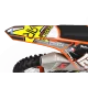Kit déco moto KIT DECO MOTOCROSS PERSO ROCKSTAR Édition Limitée orange (ref:prda19c)