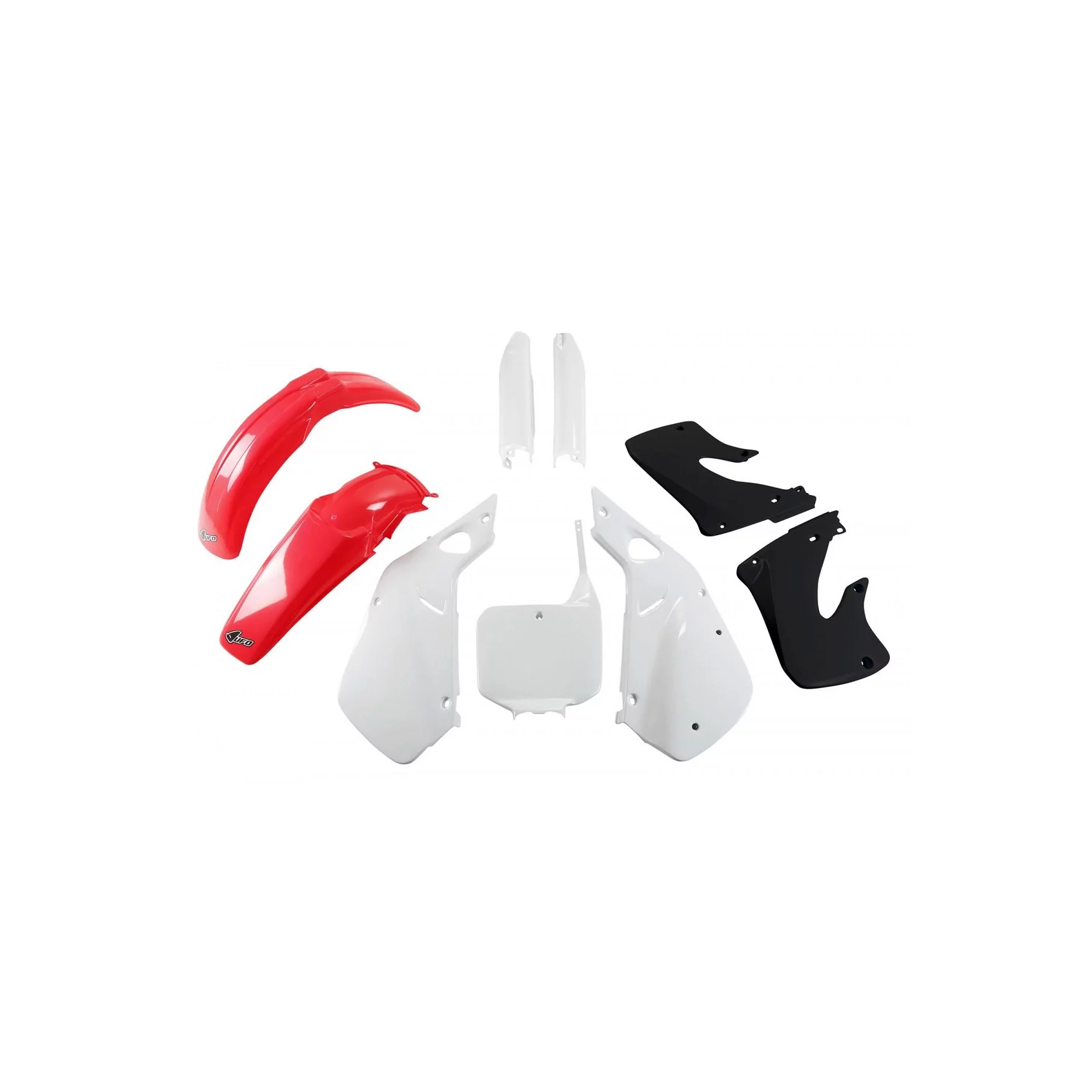Kit adesivos moto KIT PLASTIQUE Honda CR 125 250 - CR 125 1998-1999 - CR 250 1997-1999 - BRANCO PRETO VERMELHO ORIGEM