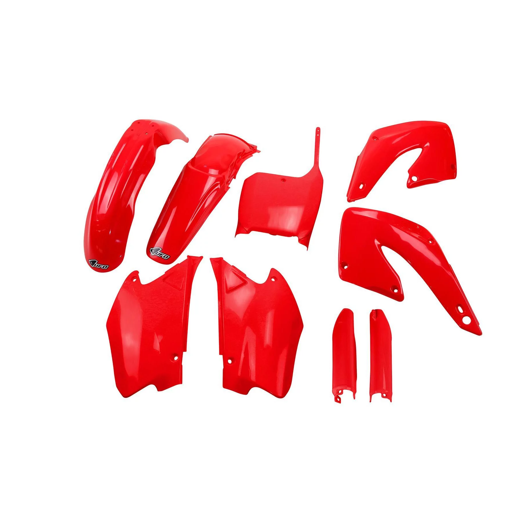 Kit adesivos moto KIT PLÁSTICO Honda CR 125 250 2000-2001 - VERMELHO