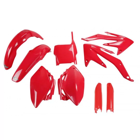 Grafiche moto KIT PLASTIQUE Honda CRF 250R 2004-2005 - ROSSO