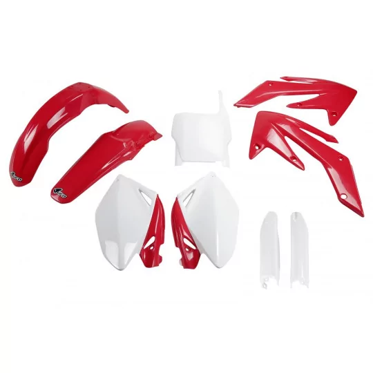 Kit adesivos moto KIT PLASTIQUE Honda CRF 250R 2006-2007 - VERMELHO e BRANCO ORIGEM