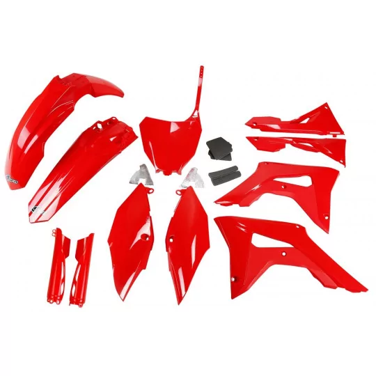 Kit adesivos moto KIT PLASTIQUE Honda CRF 250 450 - CRF 250R 2018-2021 - CRF 450R 2017-2020 - VERMELHO