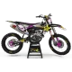 Stickerset motor Stickerset MOTOCROSS PERSO ROCKSTAR Beperkte Editie roze (ref:prda19f)