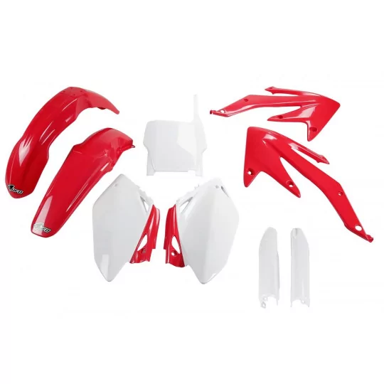 Grafiche moto KIT PLASTICHE Honda CRF 450R 2005-2007 - ROSSO e BIANCO ORIGINALE