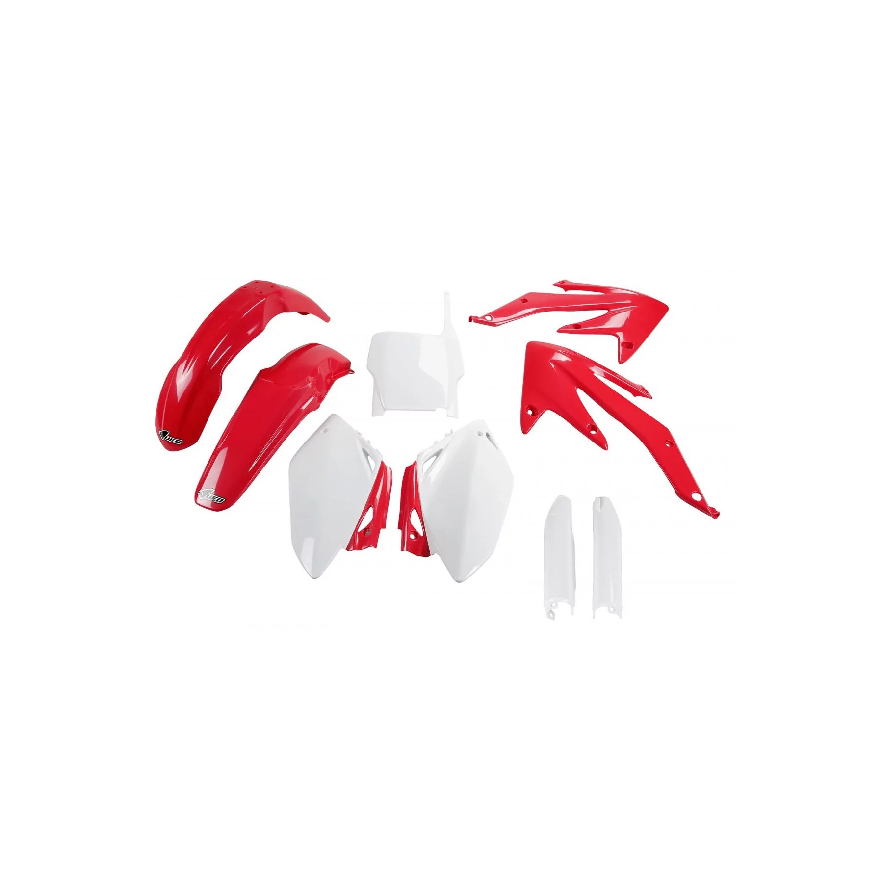 Kit adhesivos moto KIT DE PLÁSTICO Honda CRF 450R 2005-2007 - ROJO y BLANCO ORIGINAL