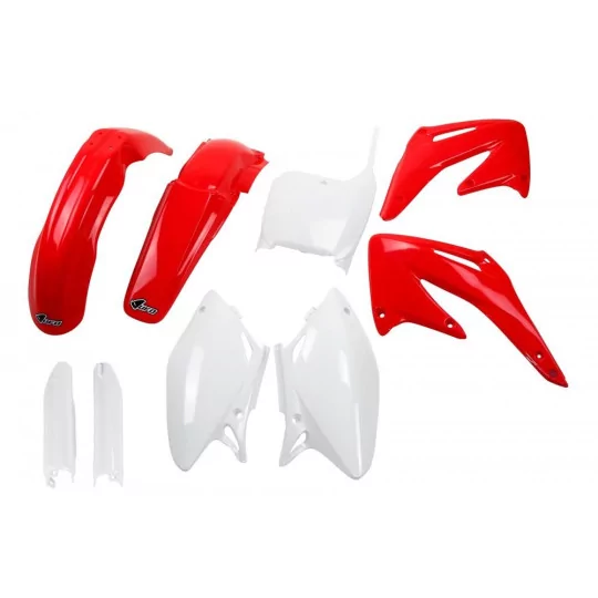 Kit adesivos moto KIT PLÁSTICO Honda CRF 450R 2002-2003 - VERMELHO e BRANCO ORIGEM