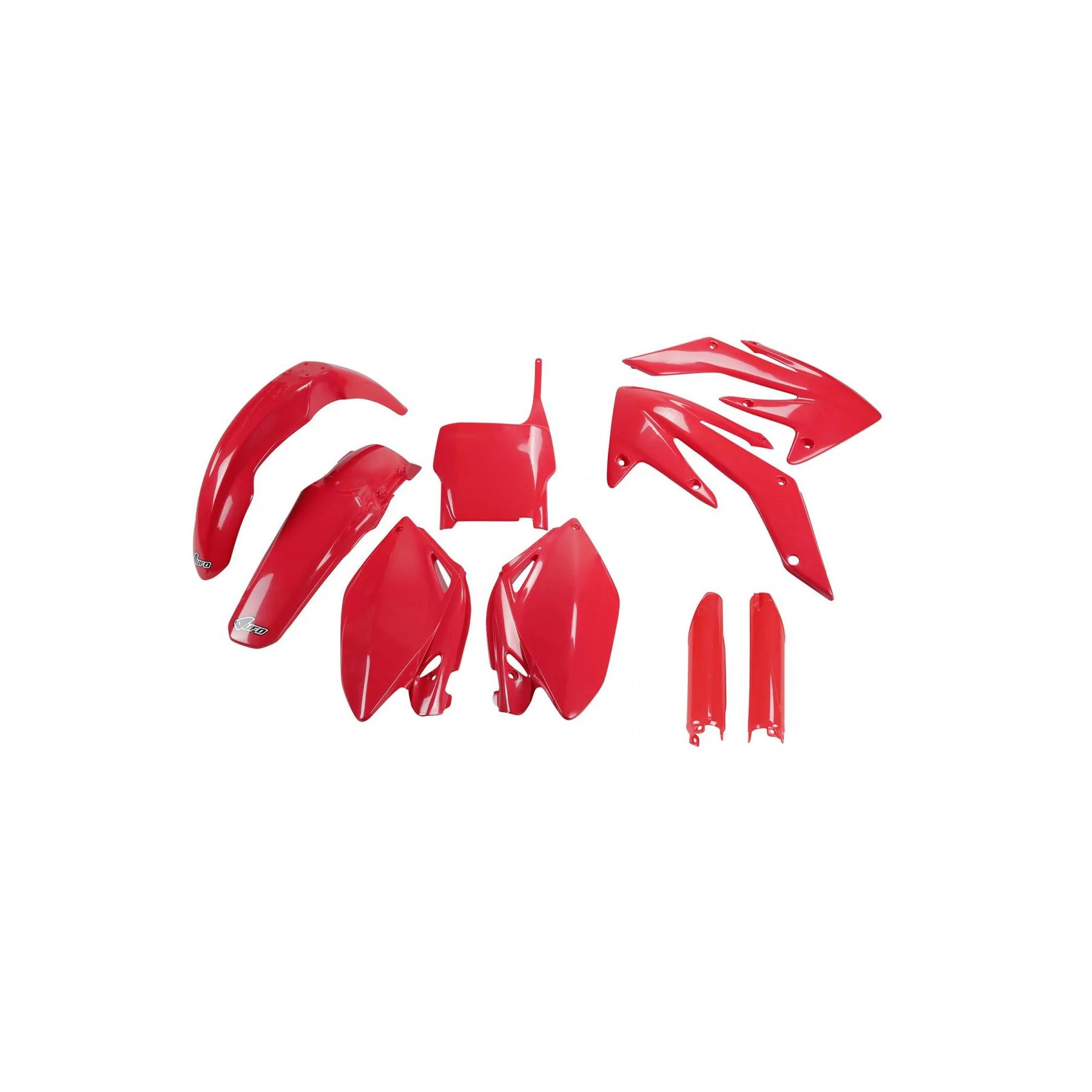 Kit adesivos moto KIT PLÁSTICO Honda CRF 250R 2006-2007 - VERMELHO
