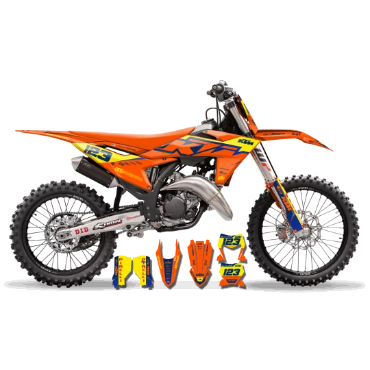 Motorstickerset Stickerset Motorcross KTM SX SXF EXC- TAILWIND