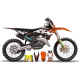 Kit adesivos moto Kit adesivos Motocross KTM SX SXF EXC - BLACK HEADWIND