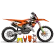 Kit adesivos moto Kit adesivos Motocross KTM SX SXF EXC - ORANGE DRIFTING