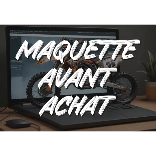 Kit adesivos moto MAQUETE ANTES DA COMPRA