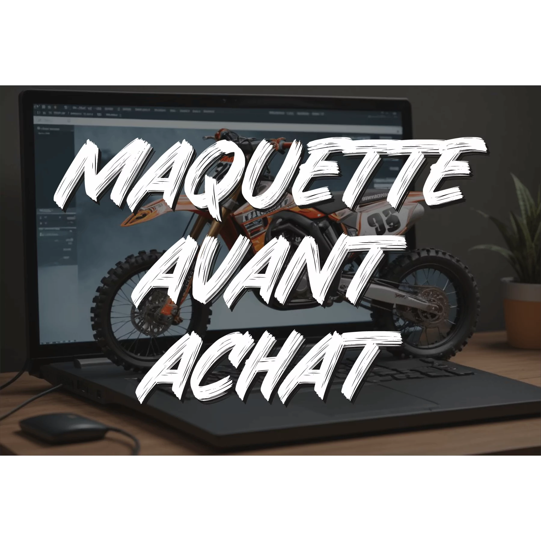 Kit adesivos moto MAQUETE ANTES DA COMPRA
