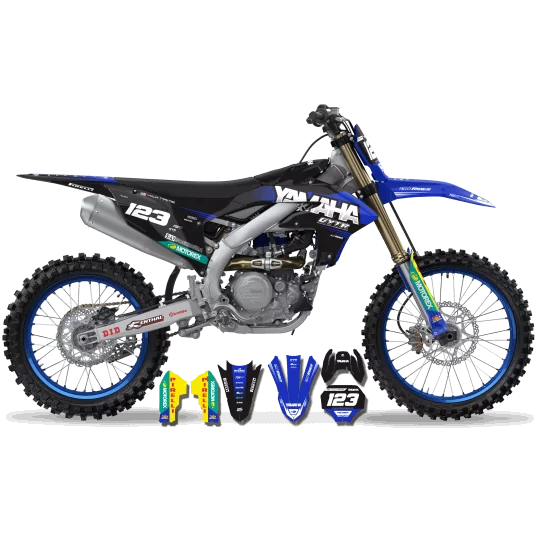 Kit adesivos moto KIT ADESIVOS Motocross YZ YZF TTR YAMAHA GYTR