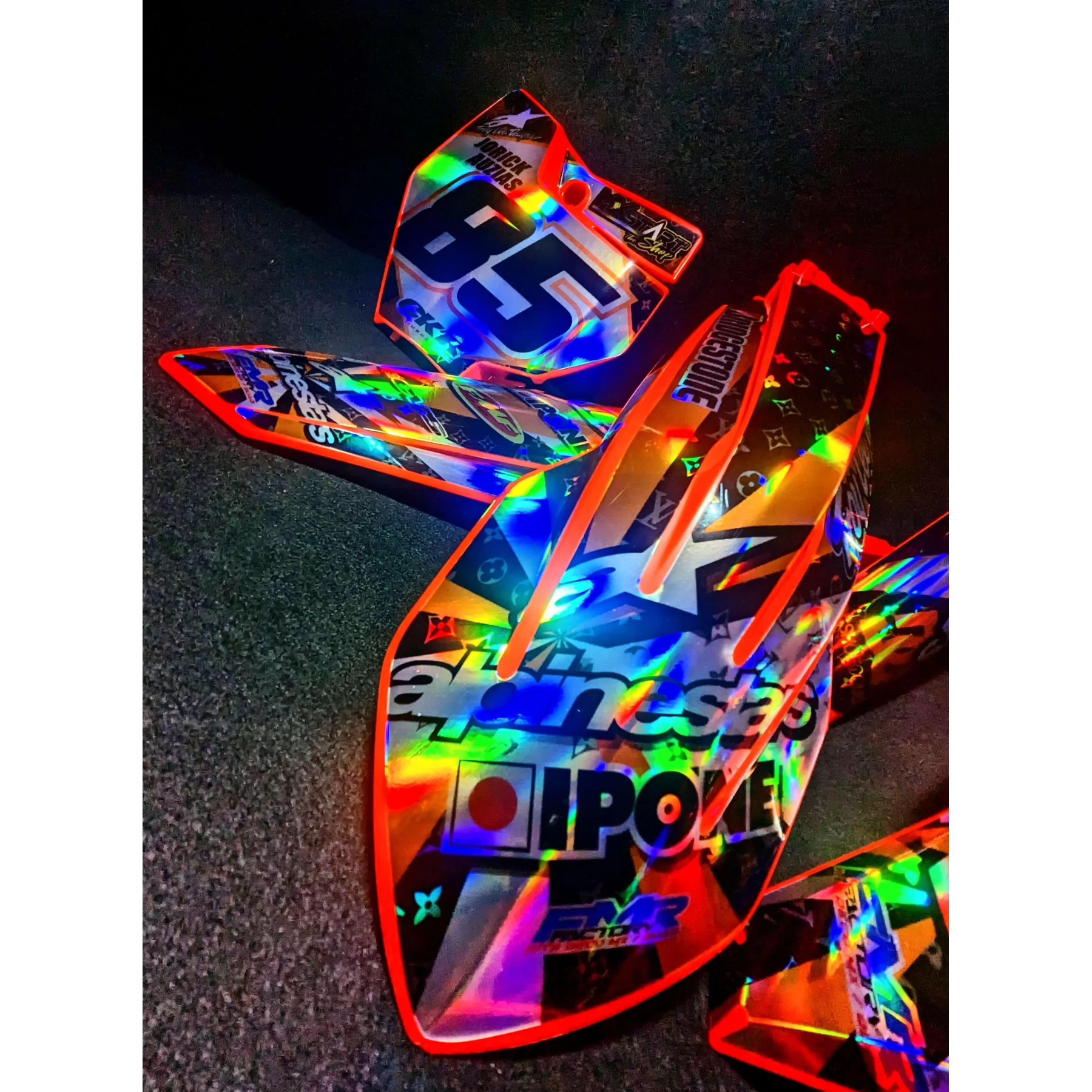 Kit adesivos moto Kit adesivos Supermotard | Sur-mesure