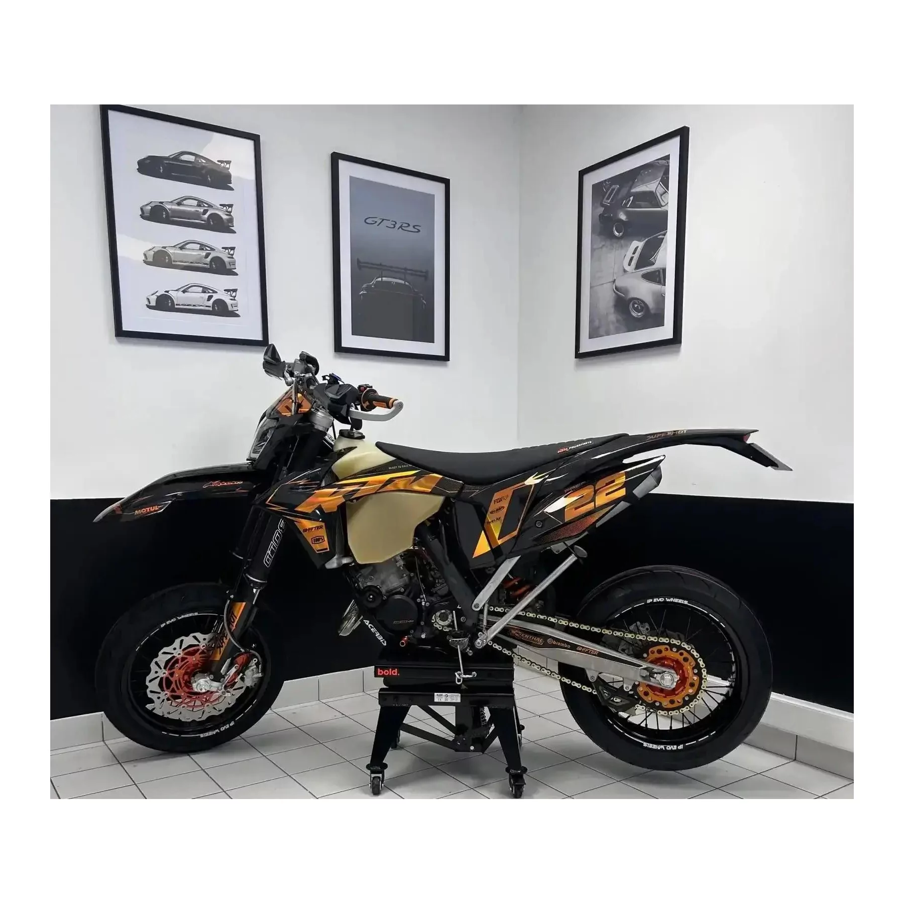 Motorcycle graphics graphics Supermotard | Custom