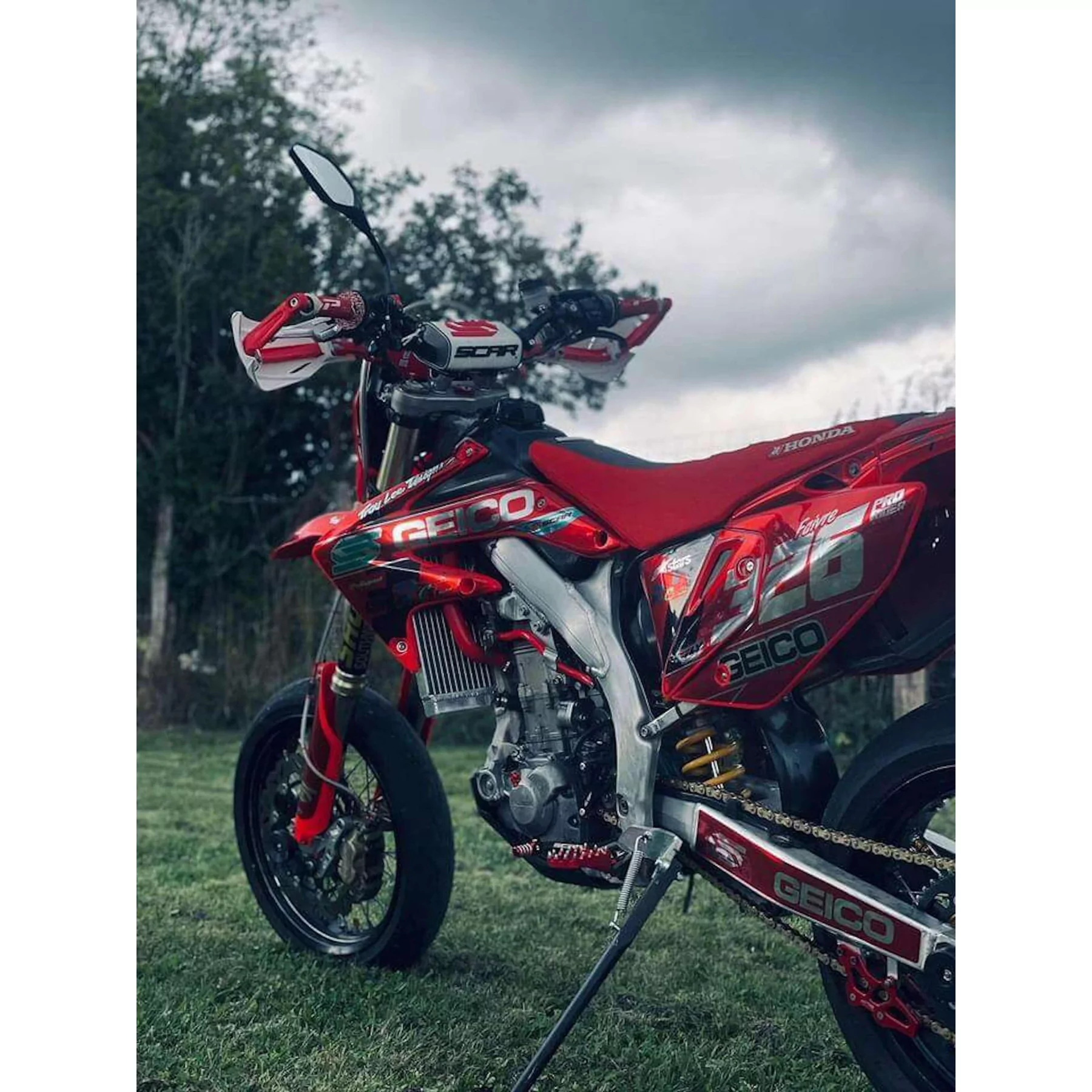 Motor stickerset Stickerset Supermotard | Op maat
