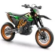Motorrad Dekor Dekor SUPERMOTARD | READY TO RACE | 690 SMC | orange green