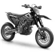 Kit adesivos moto Kit adesivos SUPERMOTARD | READY TO RACE | 690 SMC | Black Grey
