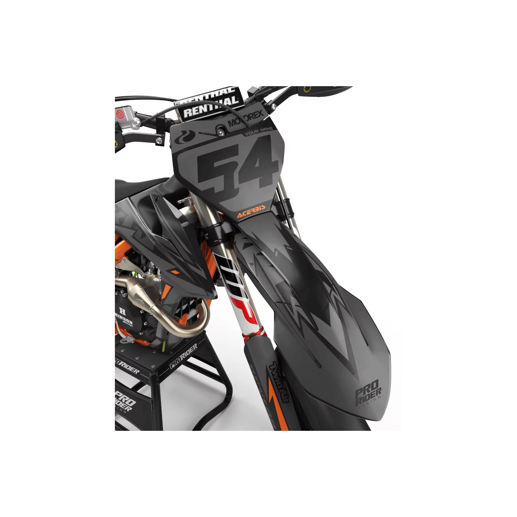 Motorstickerset Stickerset SUPERMOTARD KTM | MATTE FINISH