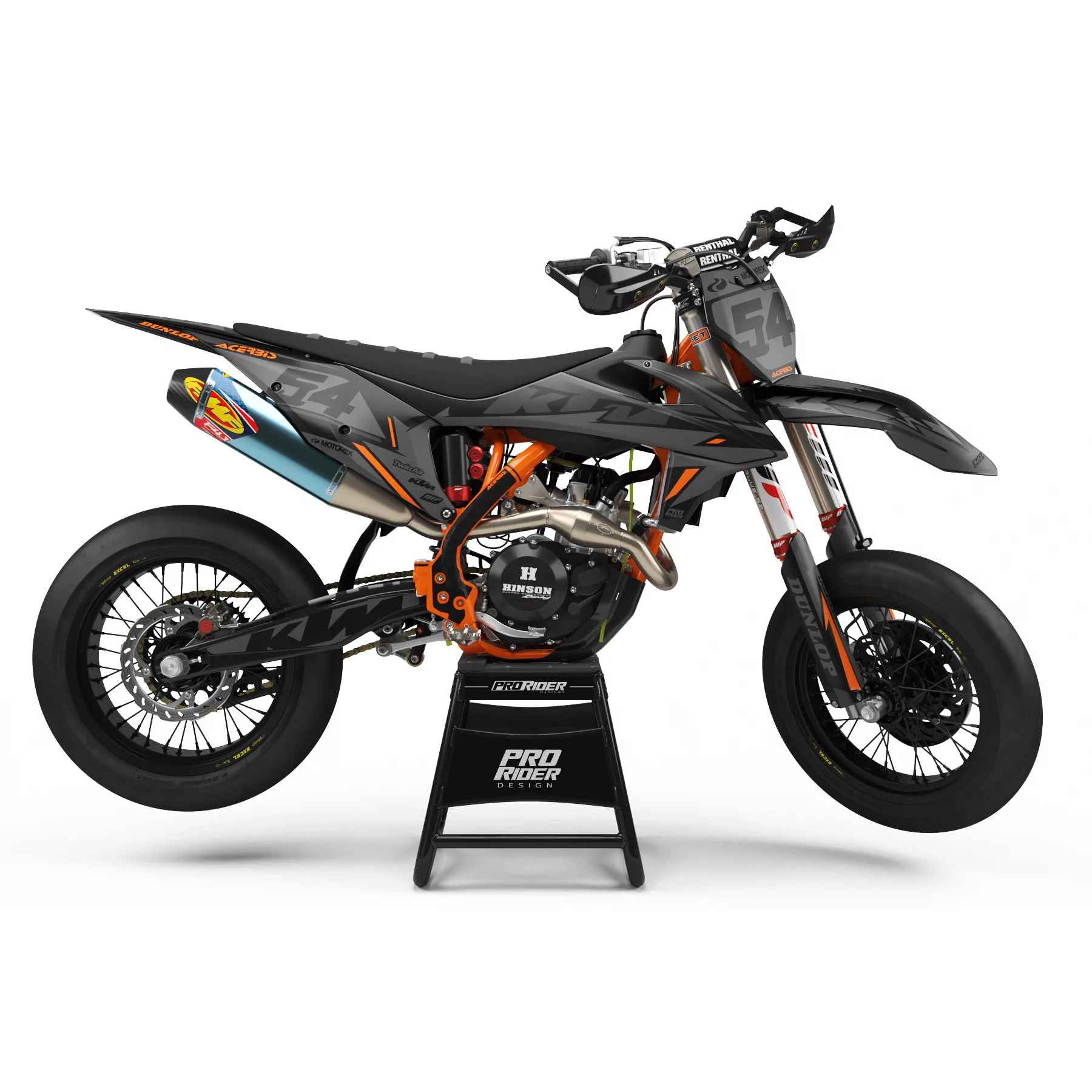 Stickerset moto Stickerset SUPERMOTARD KTM | MATTE FINISH