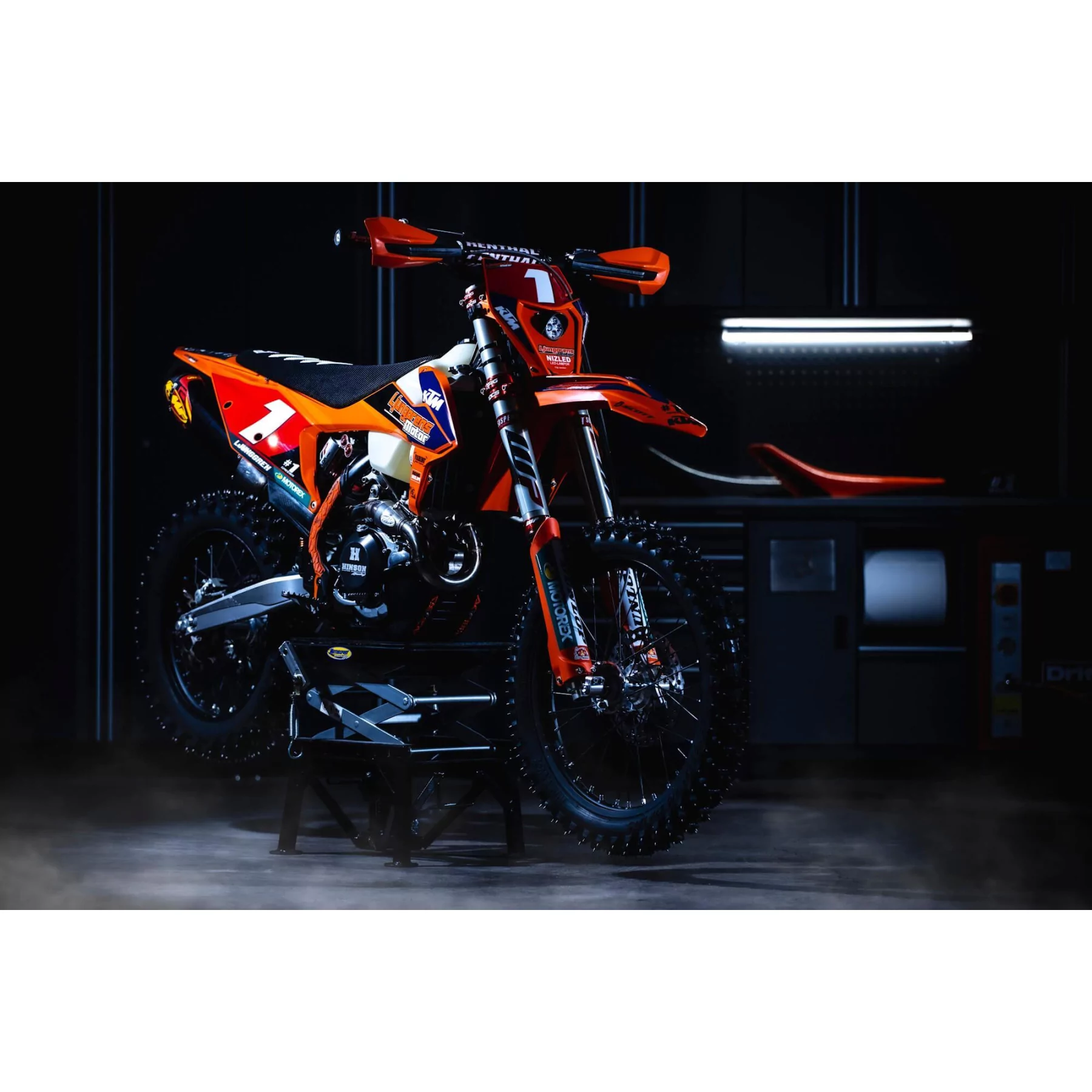 Motorstickerset ONEGRIPPER Original en Ribbed zadelhoes
