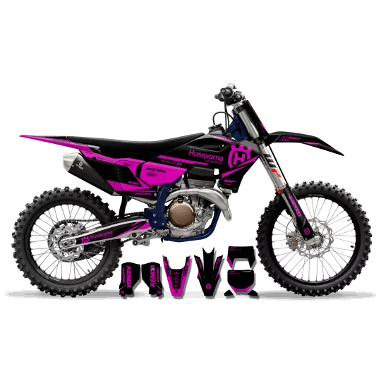 Motorstickerset Stickerset TC-FC-TE-FE... HUSQVARNA | ORIGINAL PINK