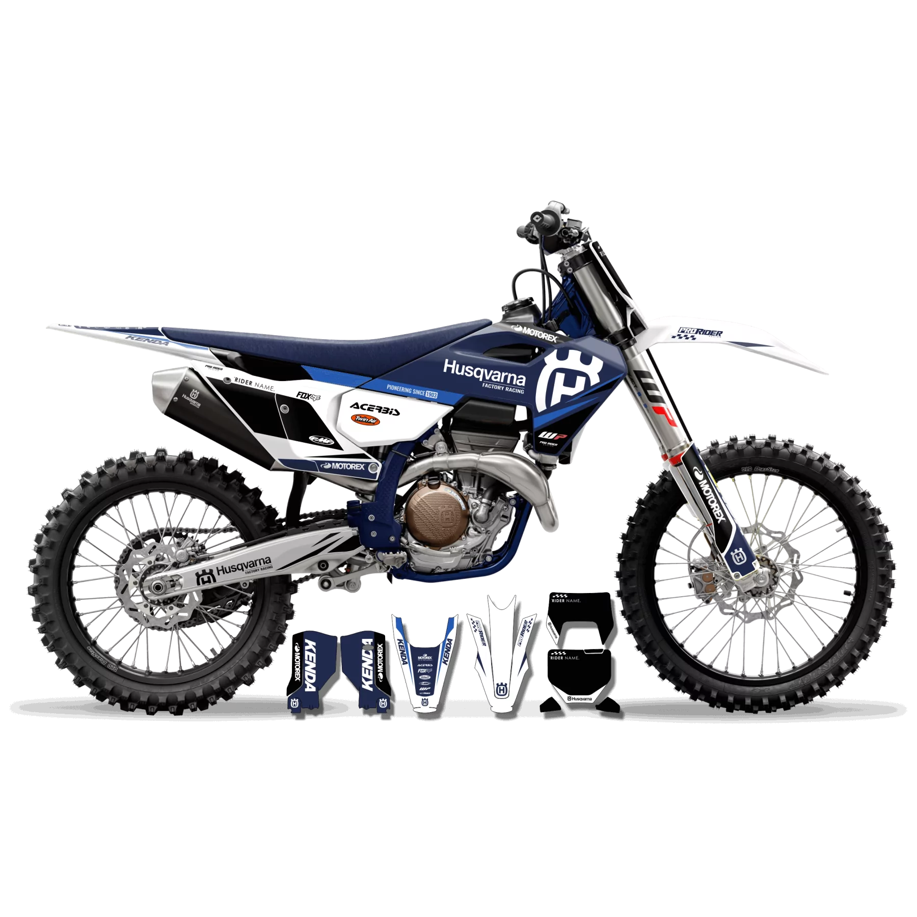 Stickerset motor Stickerset TC-FC-TE-FE... HUSQVARNA 