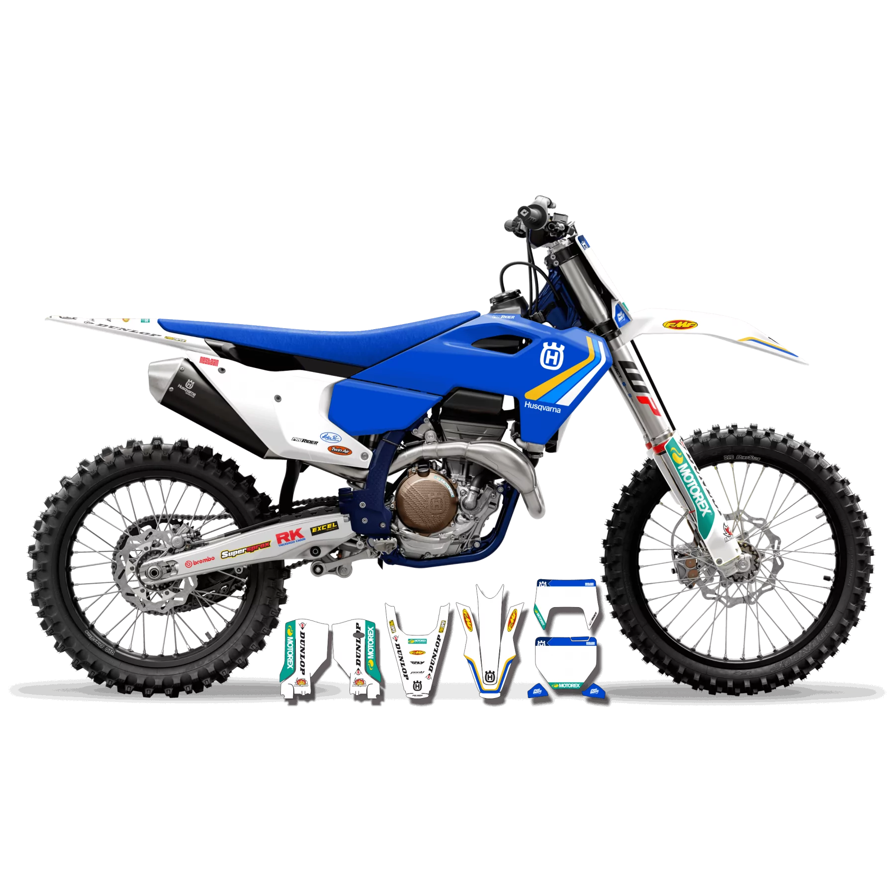 Kit adhesivos moto Kit adhesivos TC-FC-TE-FE... HUSQVARNA | HERITAGE MXGP