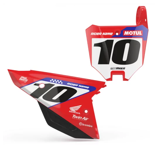 Motorstickerset STICKERSET NUMMERPLAATACHTERGRONDEN HONDA CREAT V4