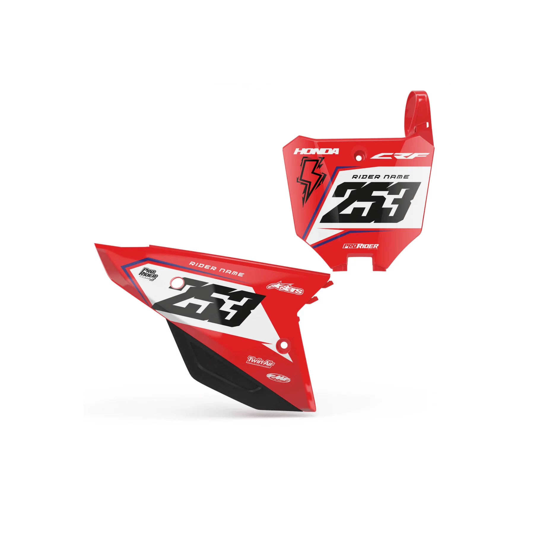 GRAFICHE moto Grafiche FONDINI TARGHE HONDA LIGHT V4