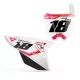 Grafiche moto GRAFICHE FONDI TARGA HONDA RACE V1