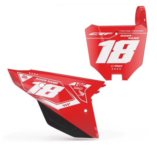 GRAFICHE moto Grafiche FONDINI TARGHE HONDA RACE V3
