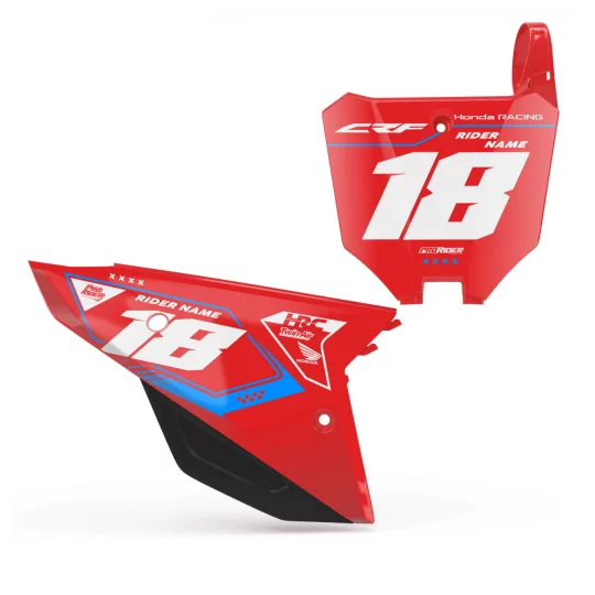 Kit adesivos moto KIT ADESIVOS FUNDOS DE PLACAS HONDA RACE V4