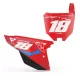 Kit adesivos moto KIT ADESIVOS FUNDOS DE PLACAS HONDA RACE V4
