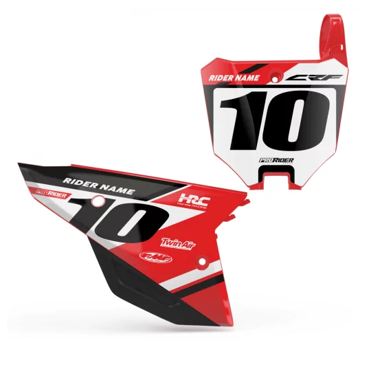 Kit adhesivos moto KIT ADHESIVOS FONDOS DE PLACAS HONDA RED INDO V3